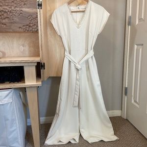 all: row - White/cream jumpsuit - Size M - Great condition